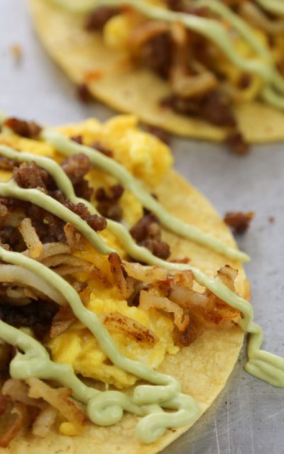Breakfast Tacos for a Crowd