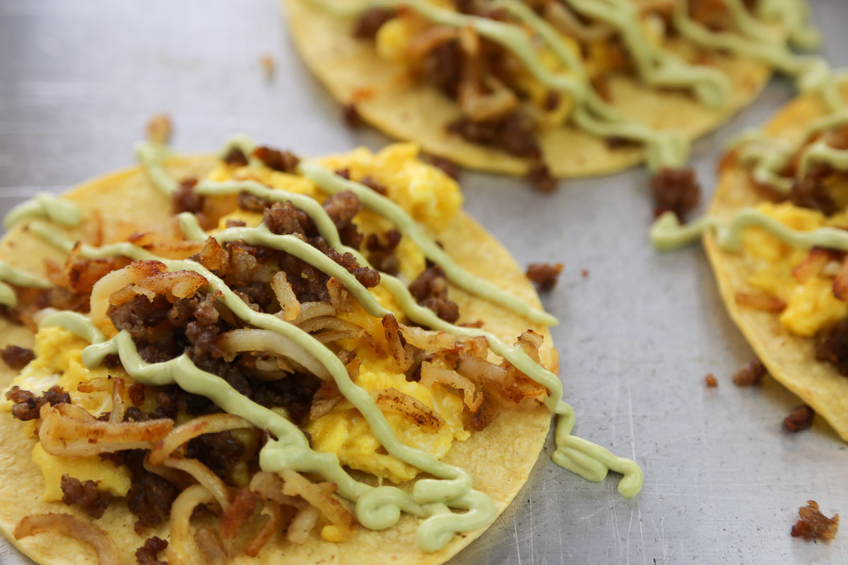 Breakfast Tacos for a Crowd