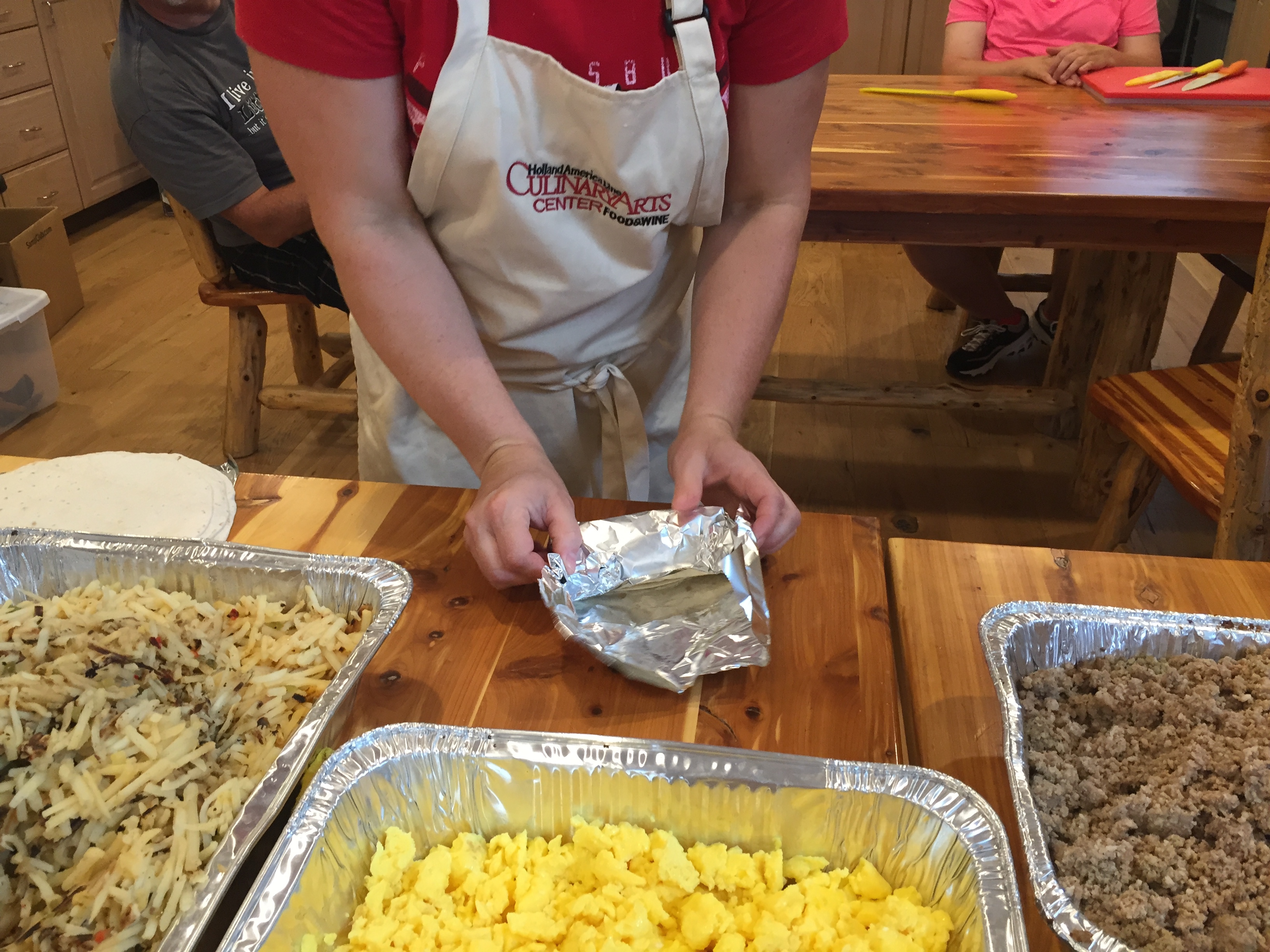 Breakfast Burritos for a Crowd