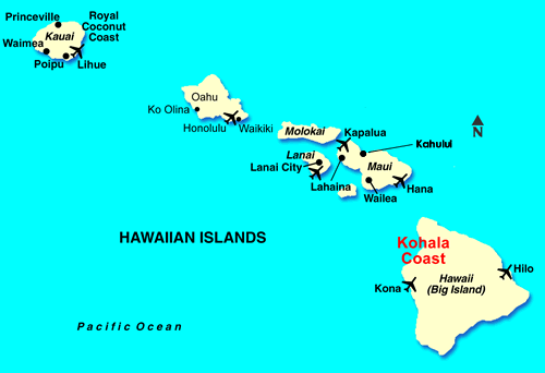 Kohala Coast on the Big Island of Hawaii