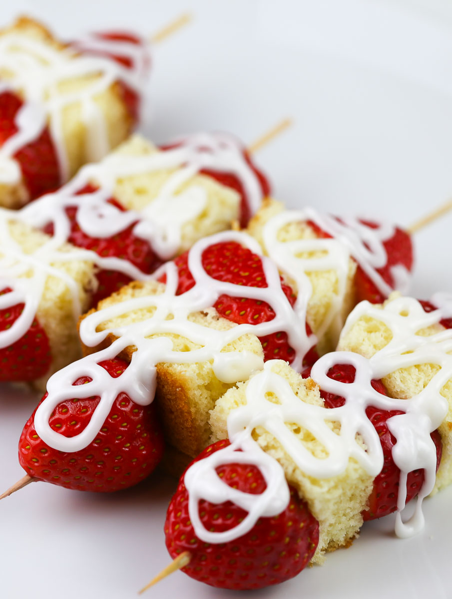 Strawberry Short Cake Kabobs