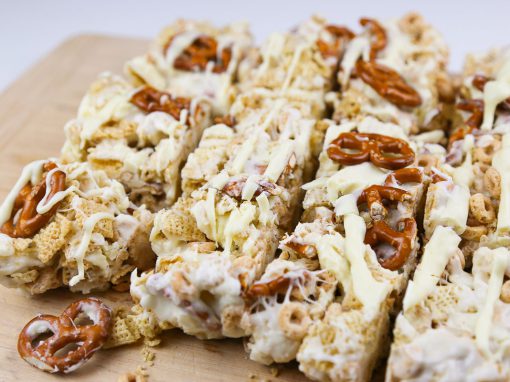 Sweet & Salty No Bake Treat Bars