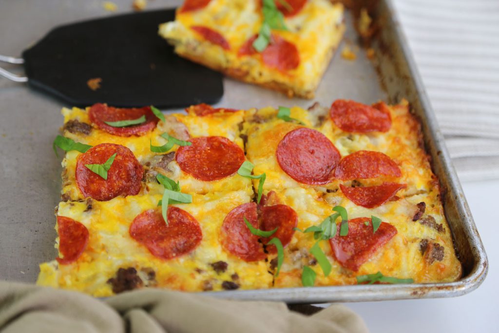 Breakfast Pizza Recipe for a Crowd