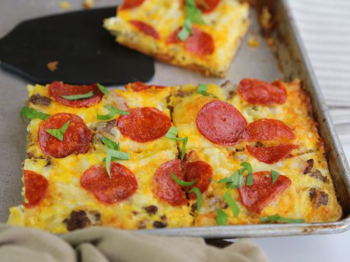 Breakfast Pizza for a Crowd