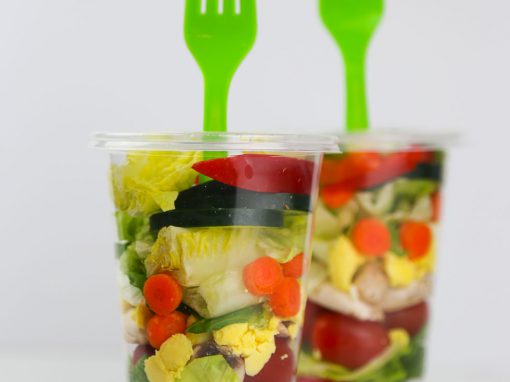 Salad in a Cup – Fun & Easy