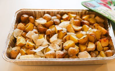Easy Delicious Oven Roasted Potatoes for 50