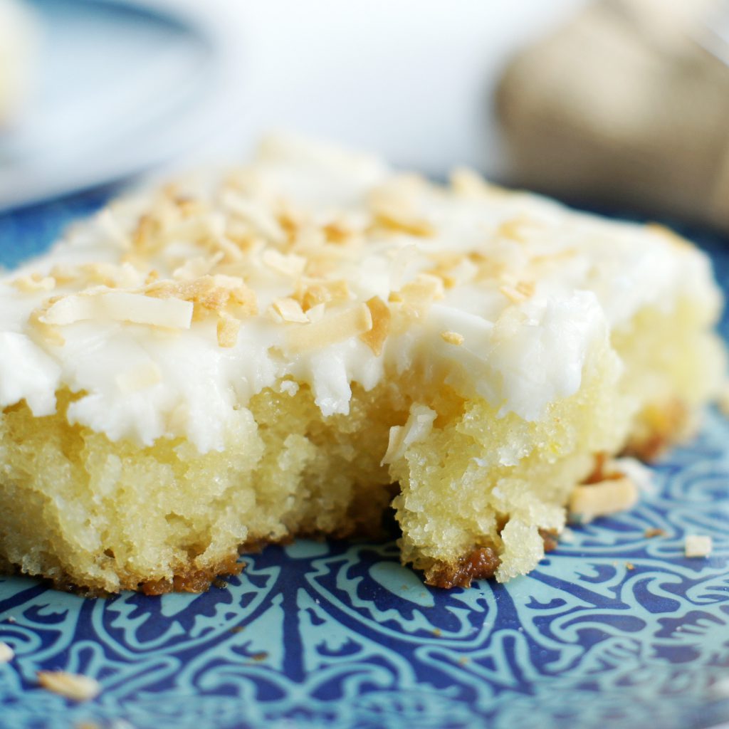 White Texas Sheet Cake