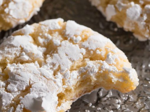 Vanilla Sugar Crinkle Cookies