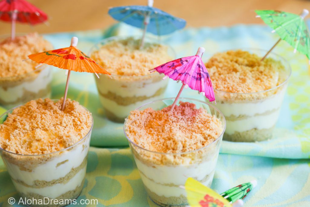 Beach Baby Pudding Cups