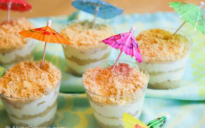 Beach Baby Pudding Cups