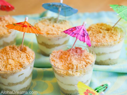 Beach Baby Pudding Cups