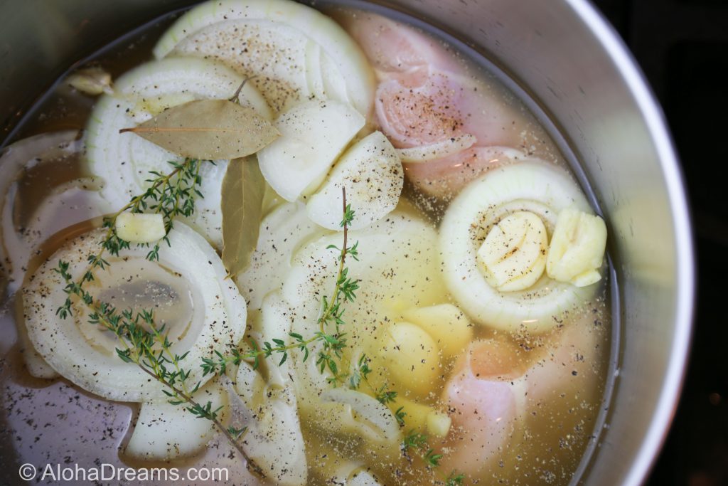 Shredded Poached Chicken