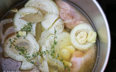 Shredded Poached Chicken