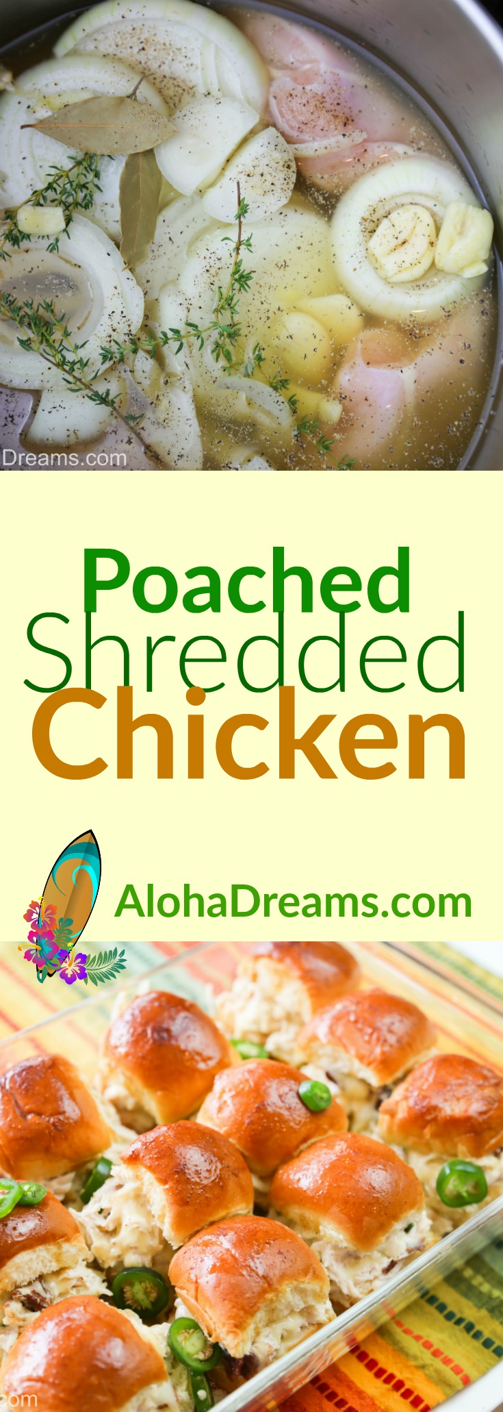 Poached Shredded Chicken