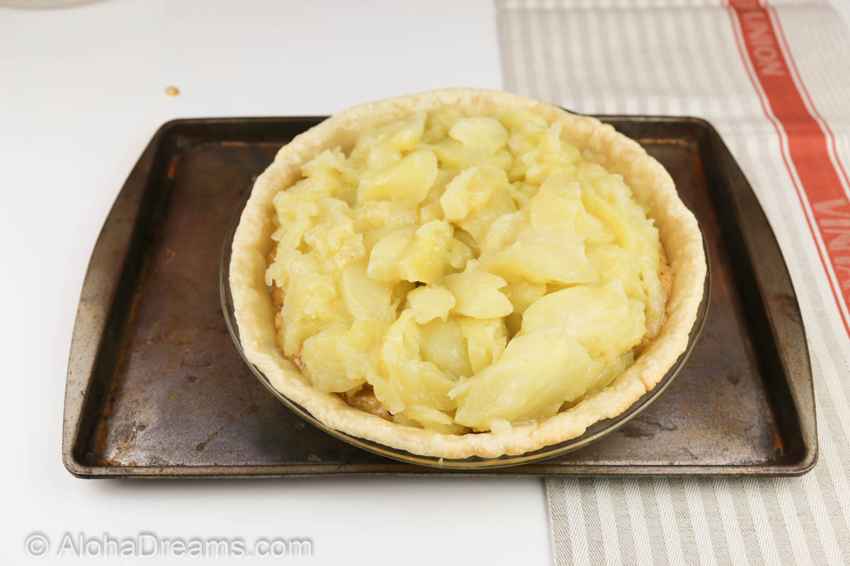 French Apple Custard Pie