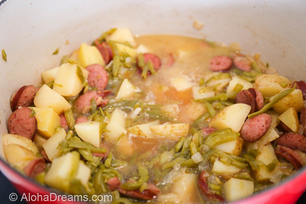 Sausage Potatoes Green Beans