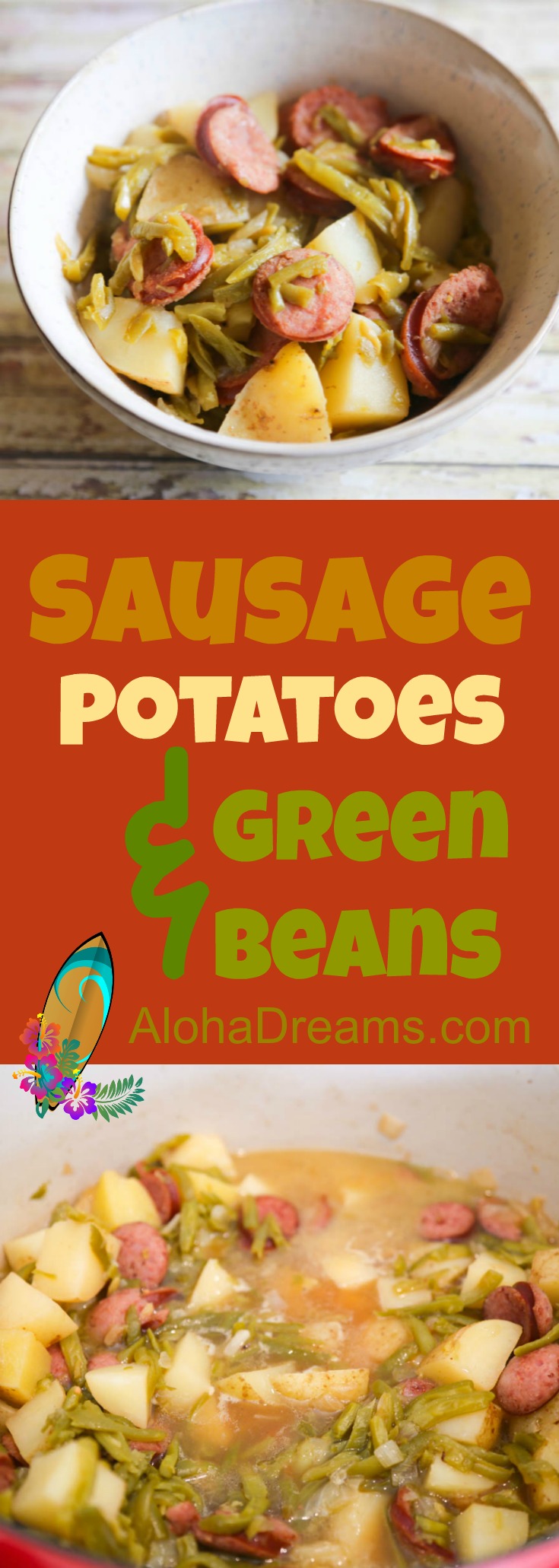 sausage potatoes green beans