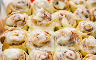 Mini Cinnamon Rolls with Cream Cheese Frosting