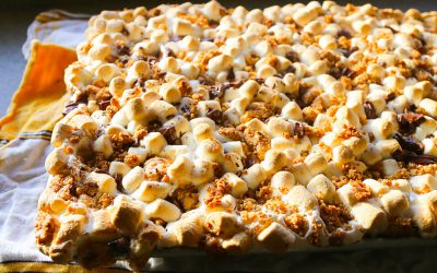 Crunchy Gooey S’mors Bars